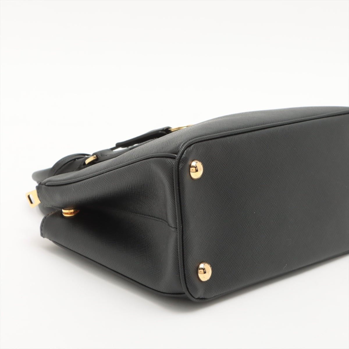 Galleria Small Saffiano Leather Black Bag