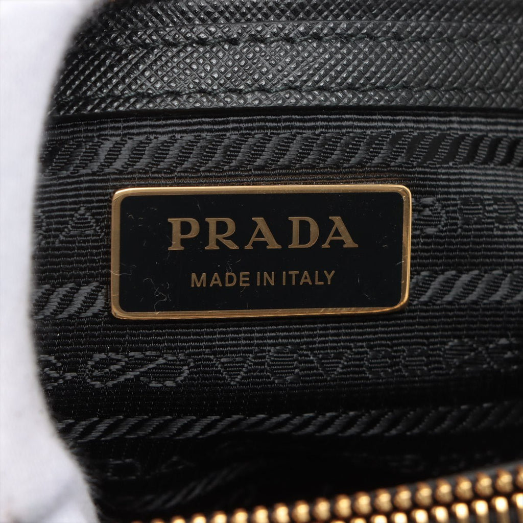 Galleria Small Saffiano Leather Black Bag
