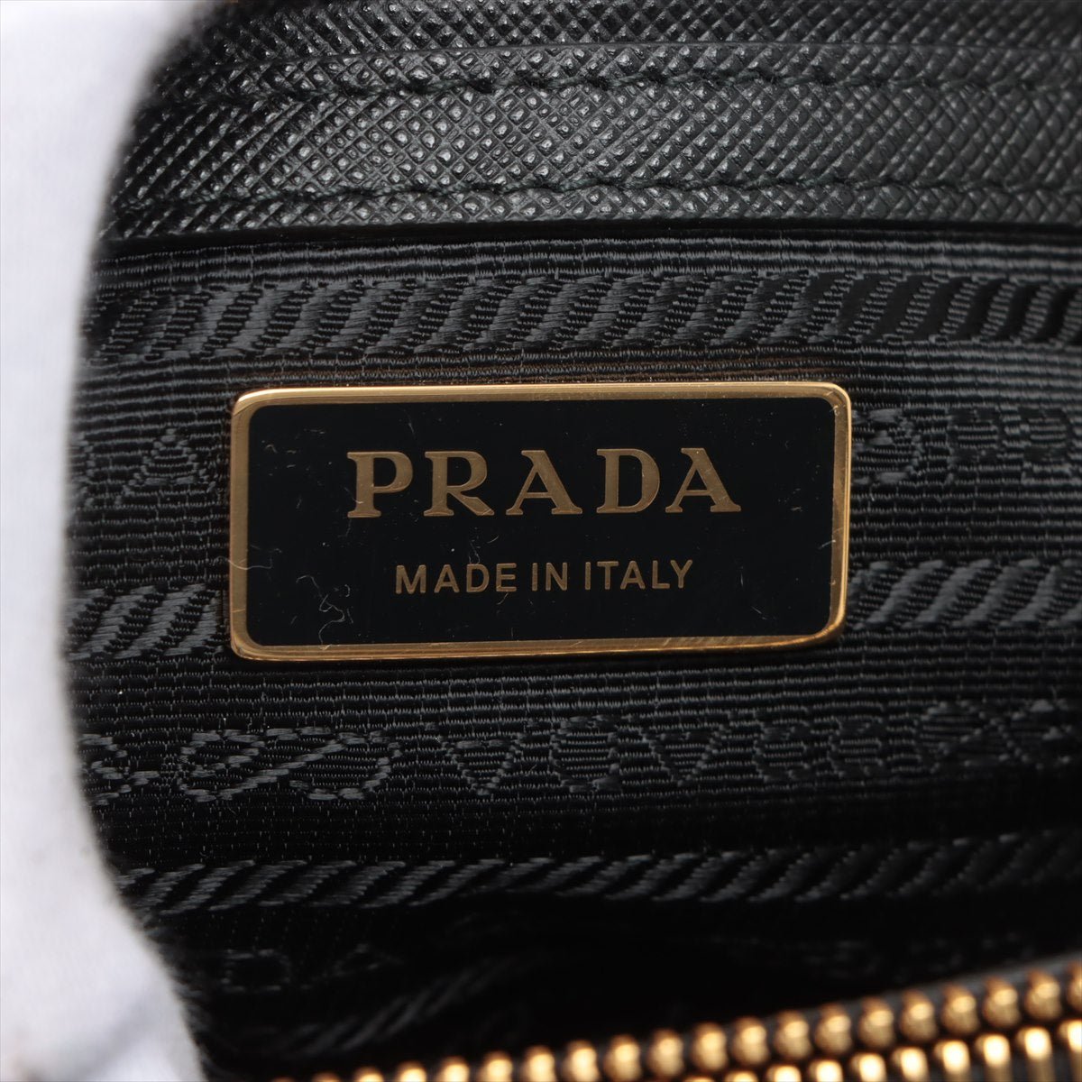 Galleria Small Saffiano Leather Black Bag