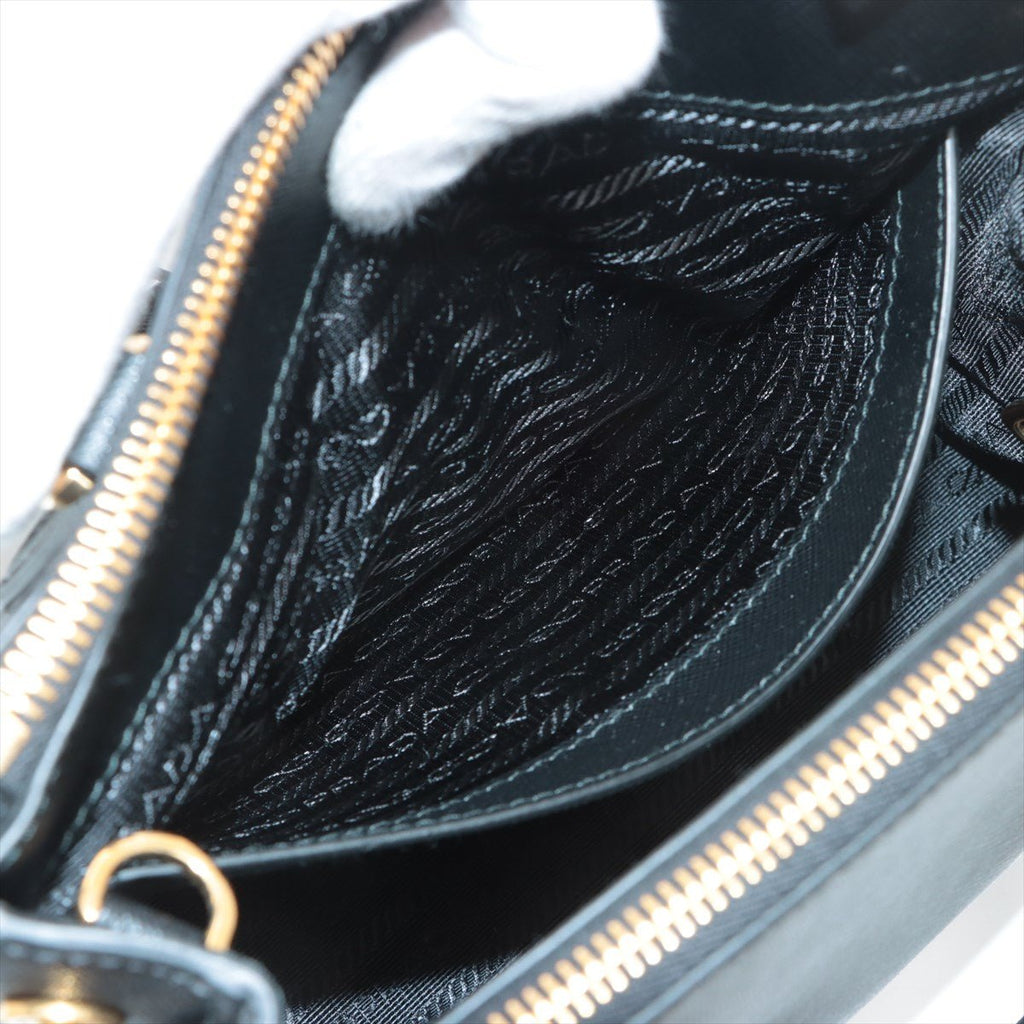 Galleria Small Saffiano Leather Black Bag