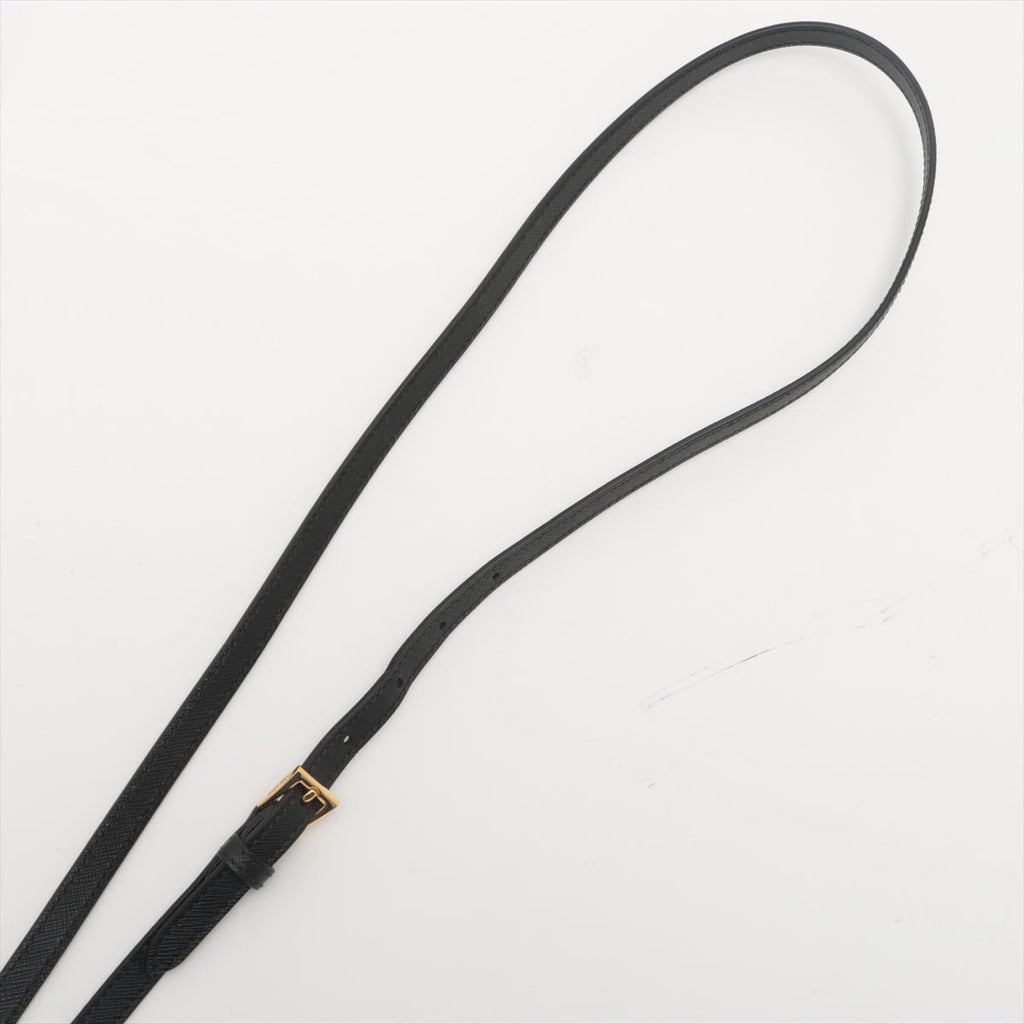 Galleria Small Saffiano Leather Black Bag
