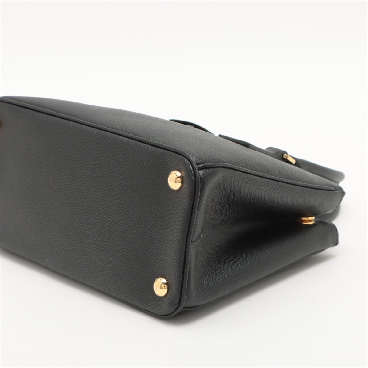 Galleria Small Saffiano Leather Black Bag