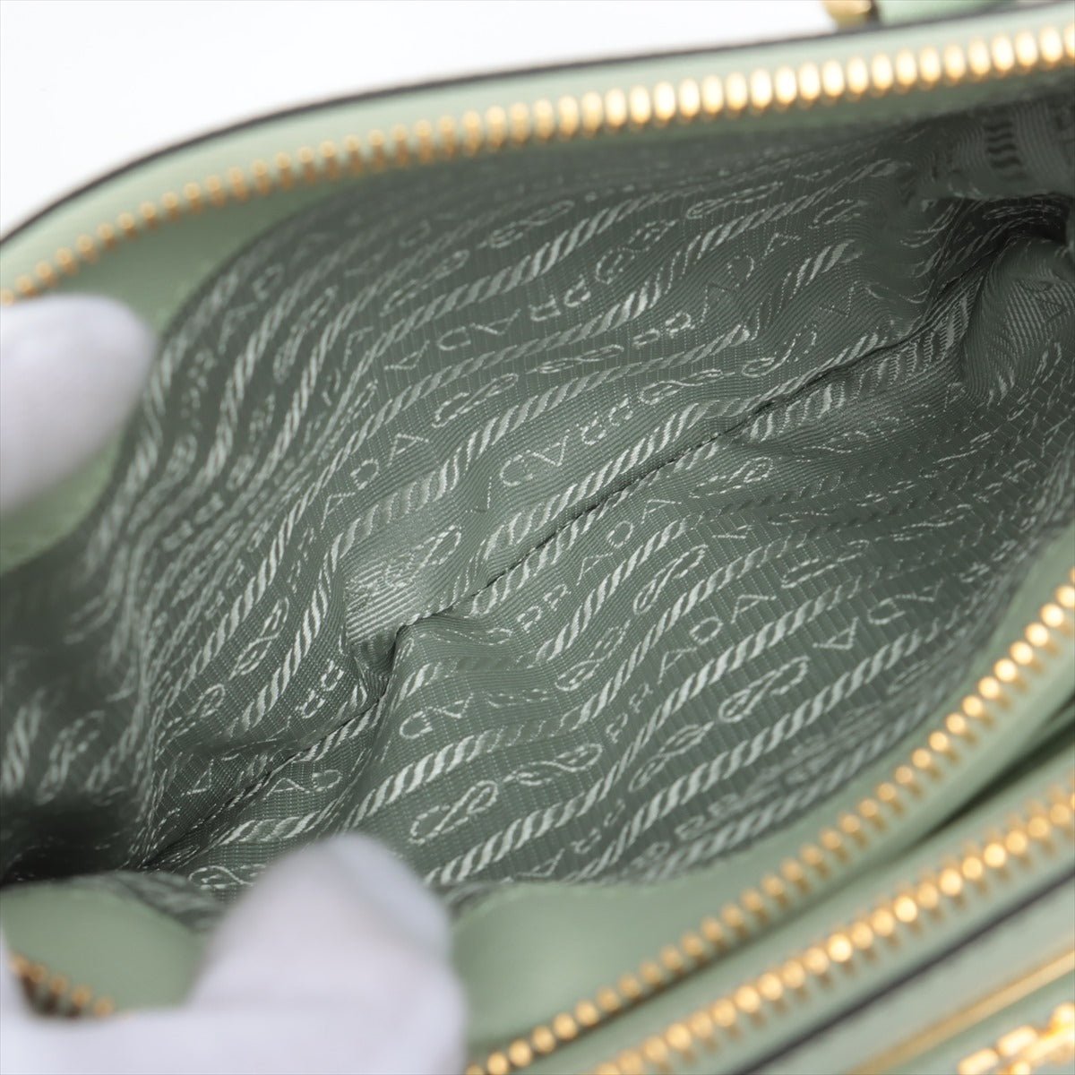 Galleria Small Saffiano Leather OmbrÃƒÆ’Ã‚Â© Light Green 2-Way Bag