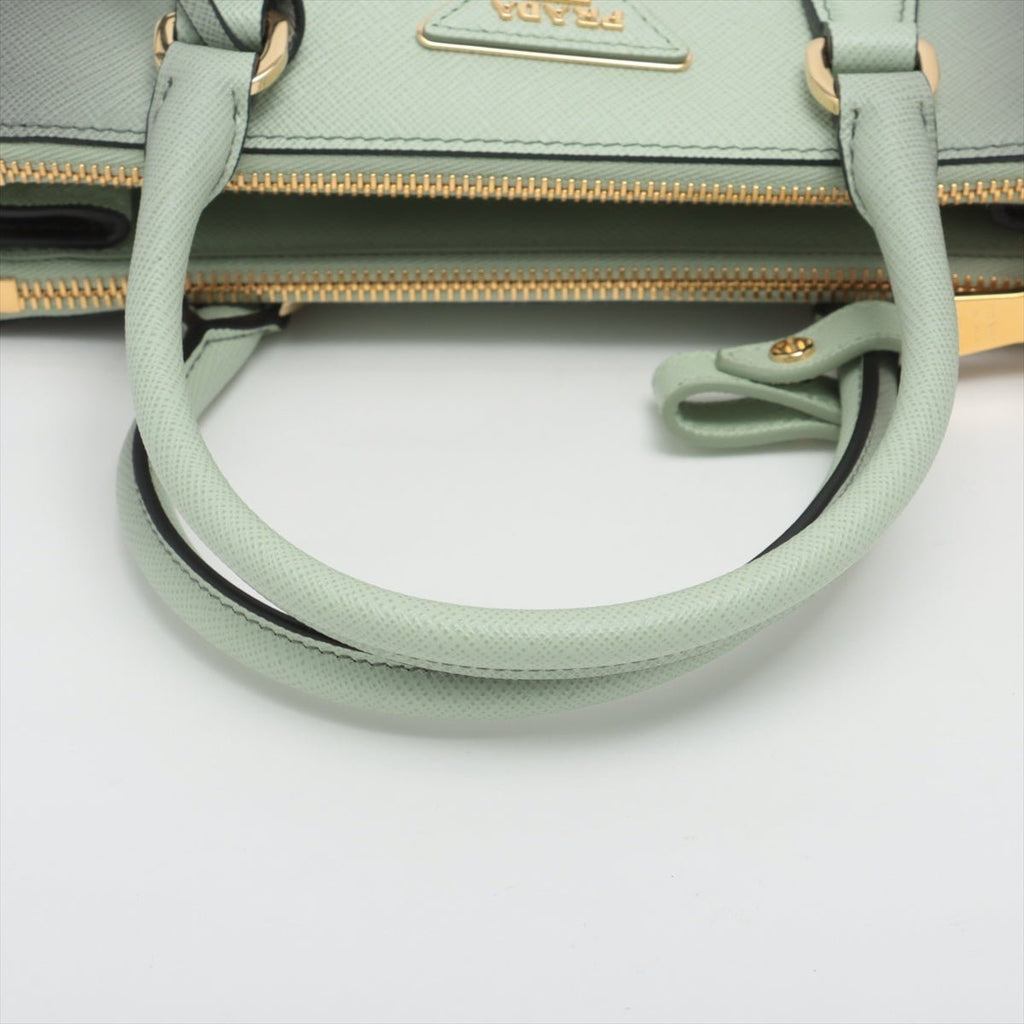 Galleria Small Saffiano Leather OmbrÃƒÆ’Ã‚Â© Light Green 2-Way Bag