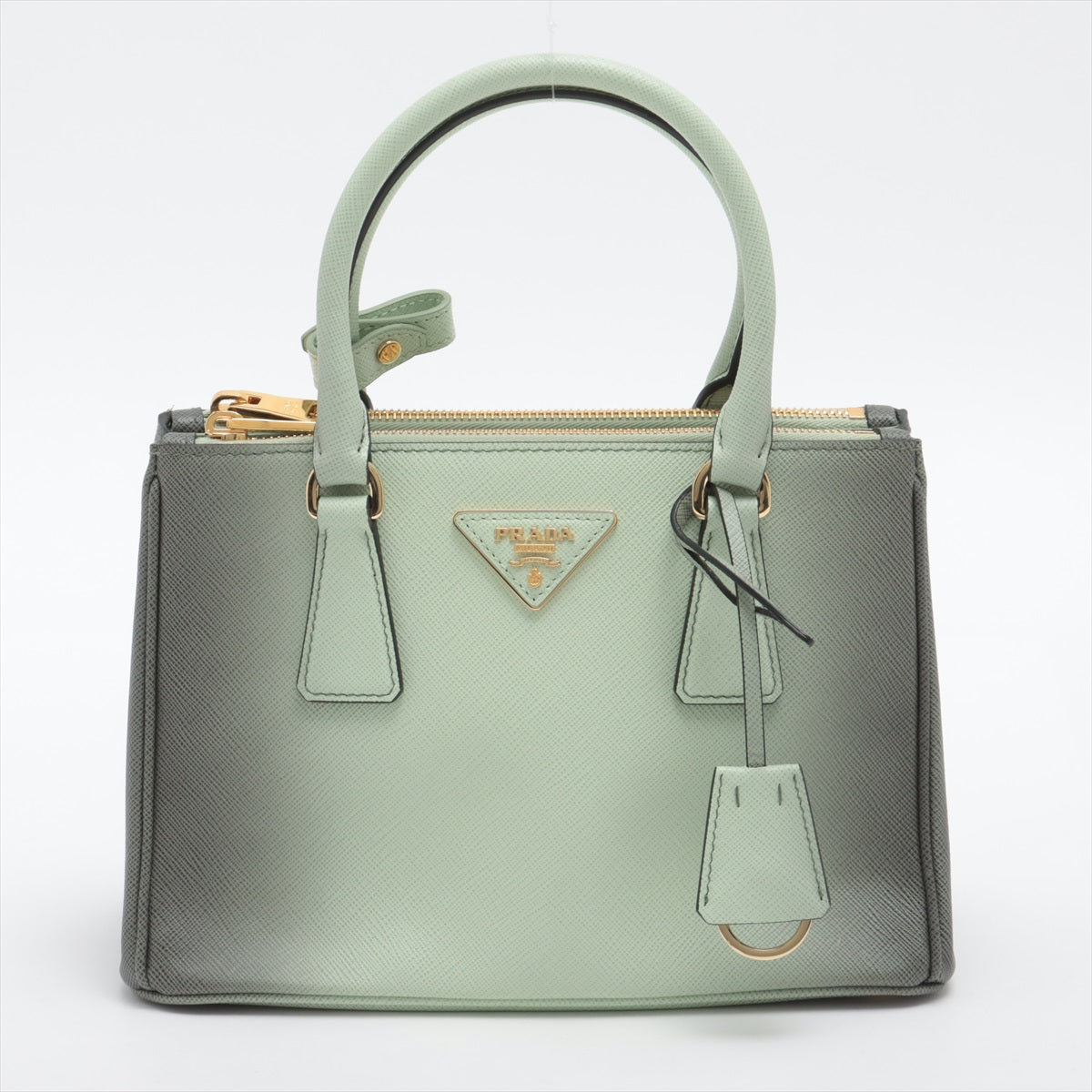 Galleria Small Saffiano Leather OmbrÃƒÆ’Ã‚Â© Light Green 2-Way Bag