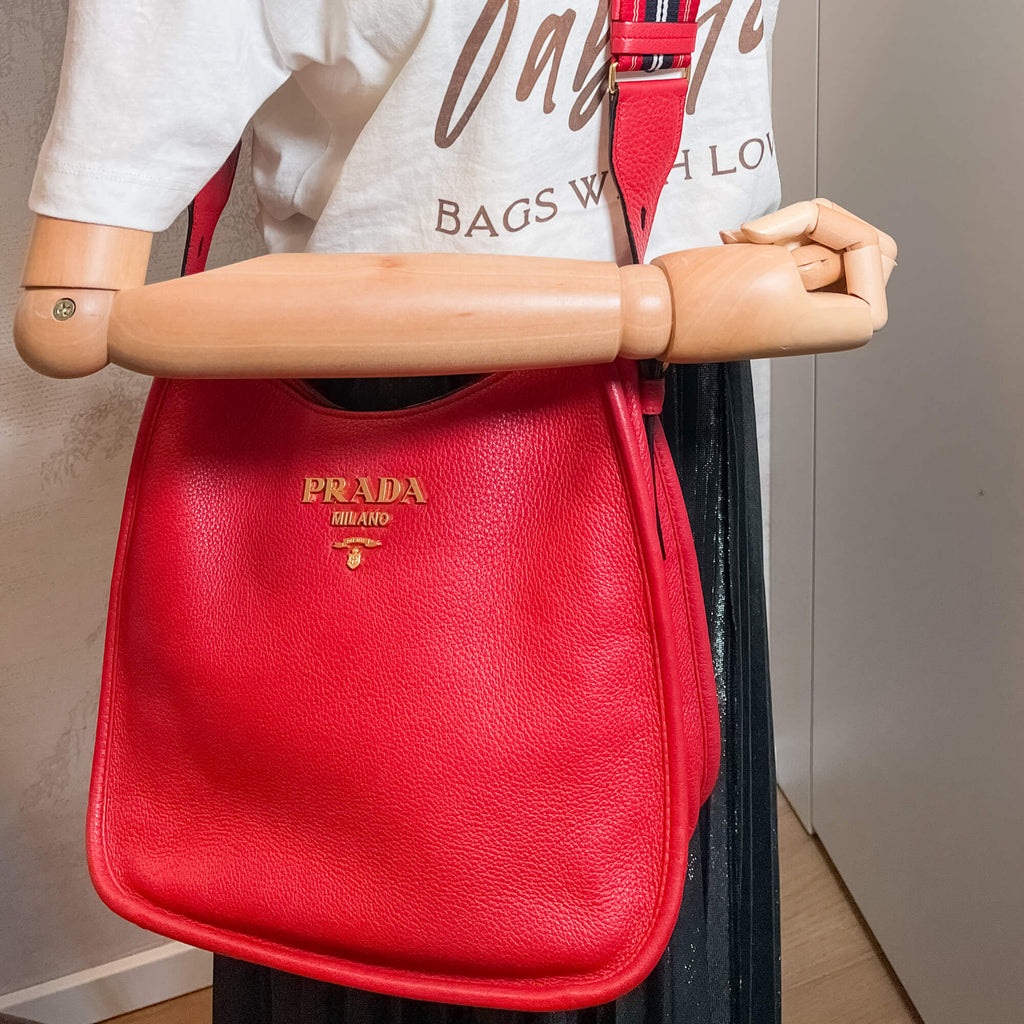 Hobo Red Leather