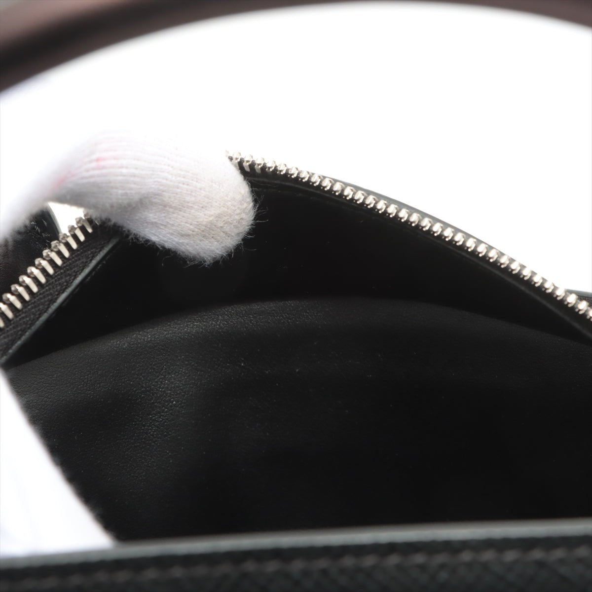 Kristen Mini Saffiano Leather Black Bag