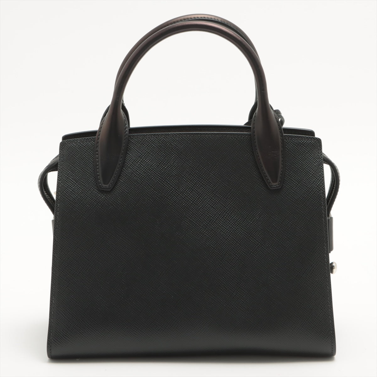 Kristen Mini Saffiano Leather Black Bag