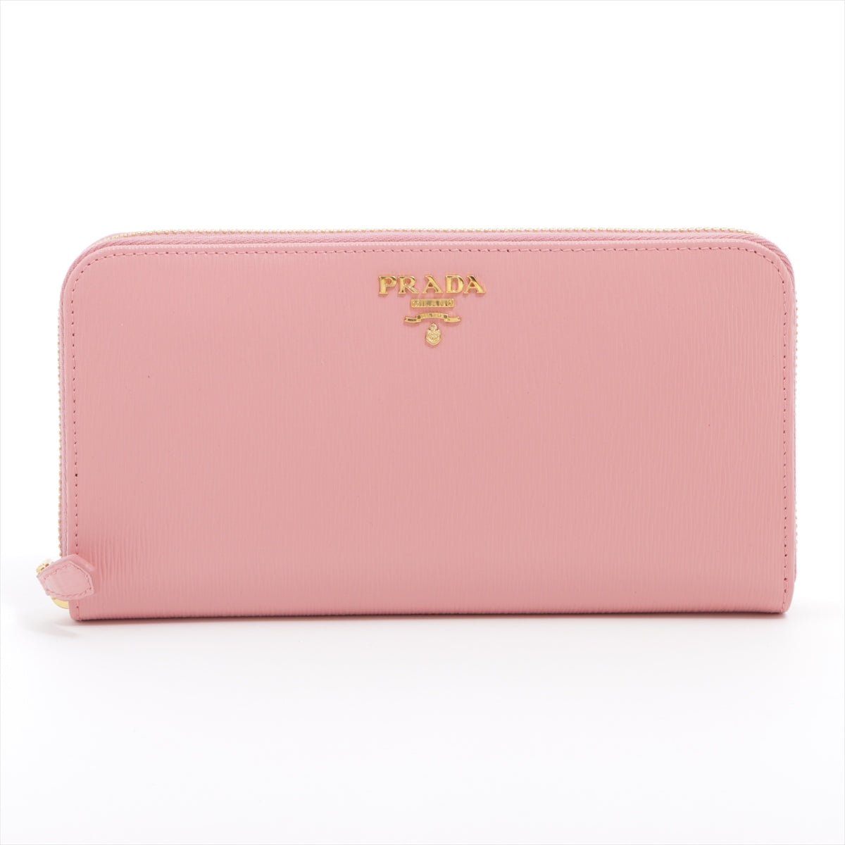 Large Pink leather Zip-around