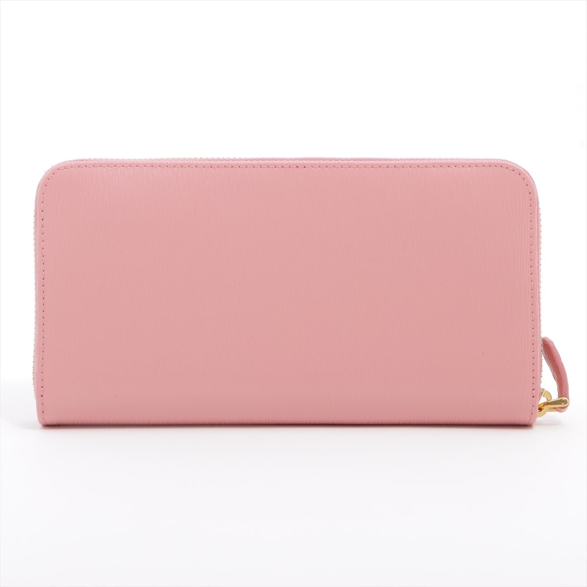 Large Pink leather Zip-around