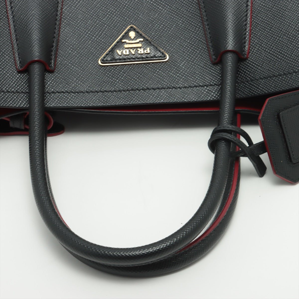 Medium Saffiano Leather Double
