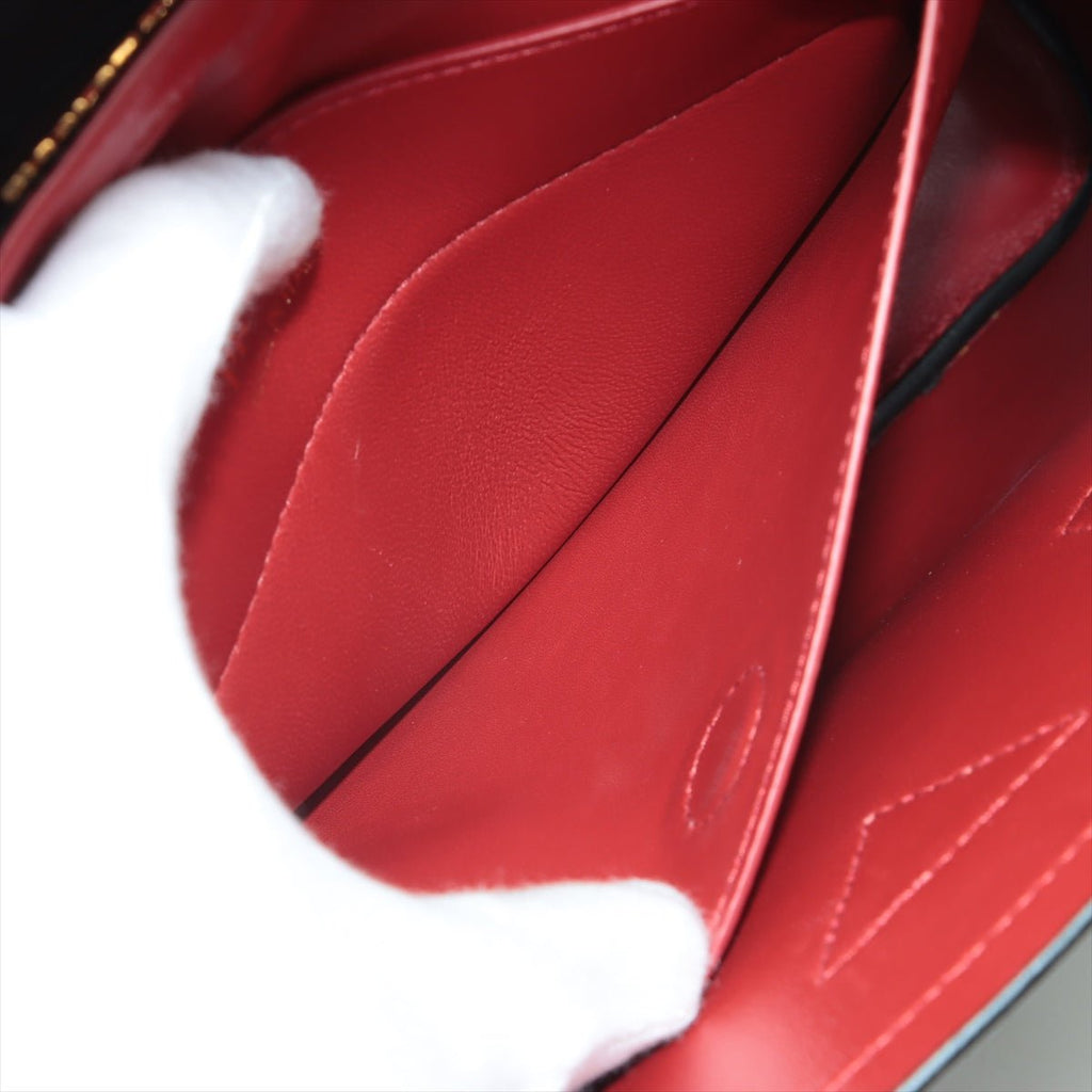 Medium Saffiano Leather Double