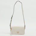 Phenix Shoulder Bag White Leather