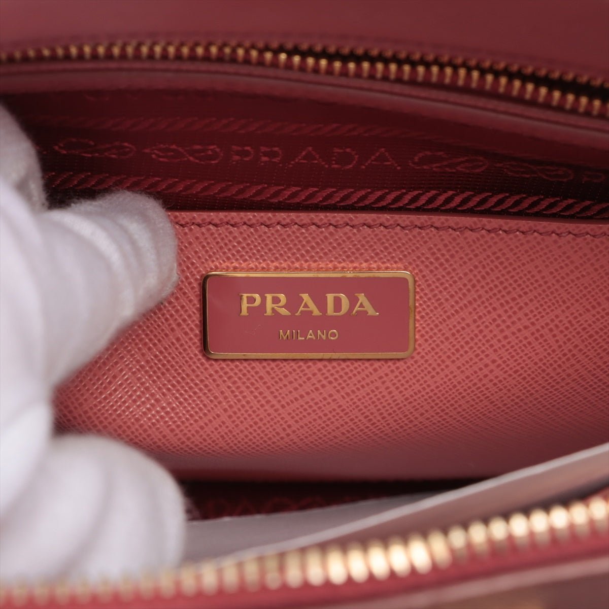 Promenade Saffiano Leather 2way Pink