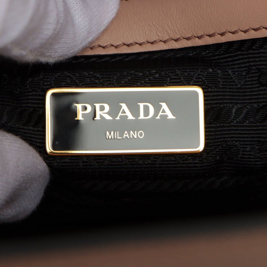 Saffiano 2way handbag Pink