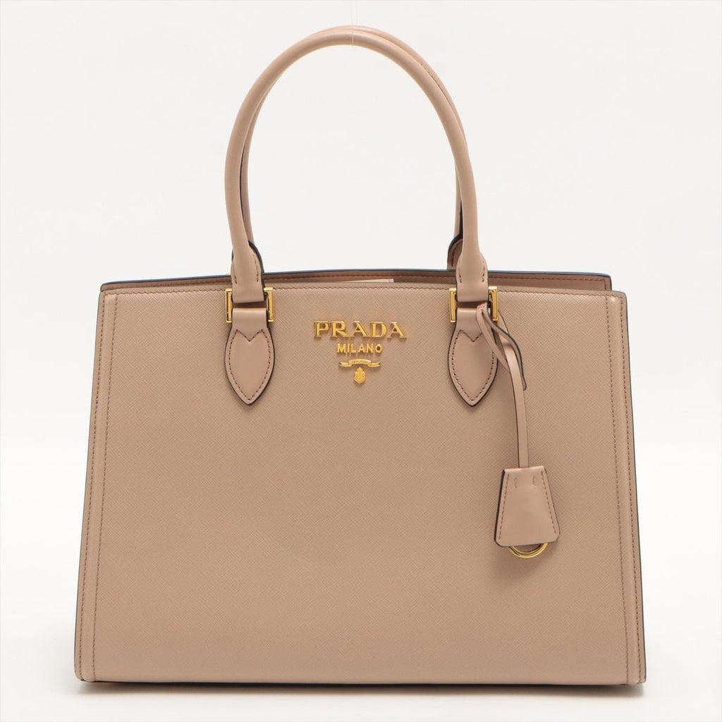 Saffiano 2way handbag Pink