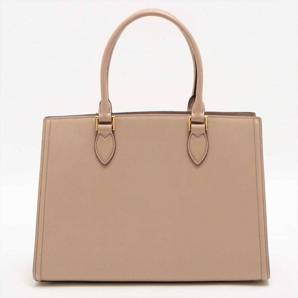 Saffiano 2way handbag Pink