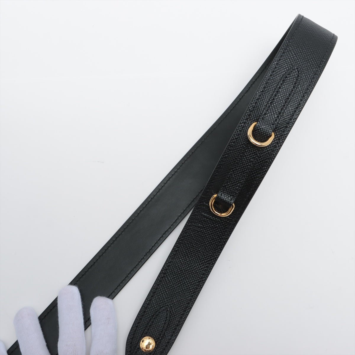 Saffiano City Leather 2-way Black
