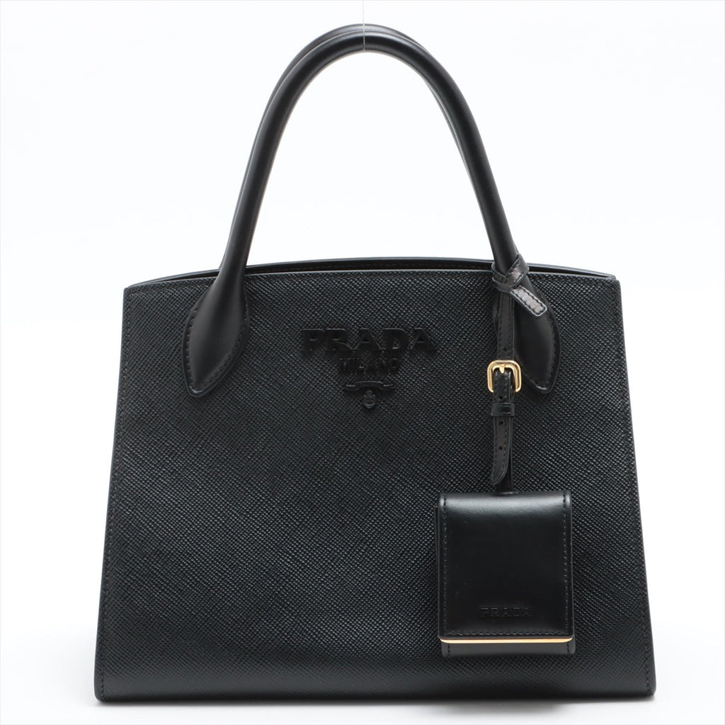 Saffiano City Leather 2-way Black