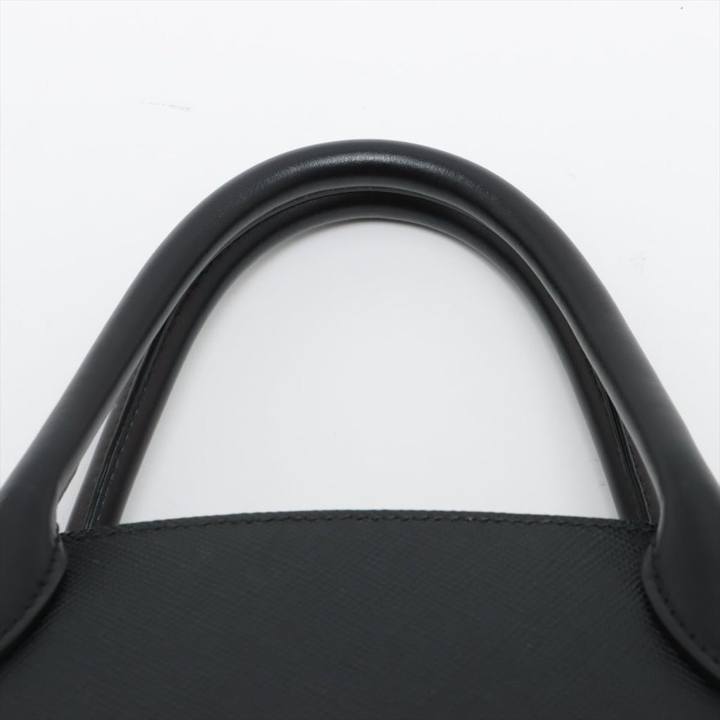 Saffiano City Leather 2-way Black