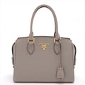 Saffiano Leather 2way Medium Grey