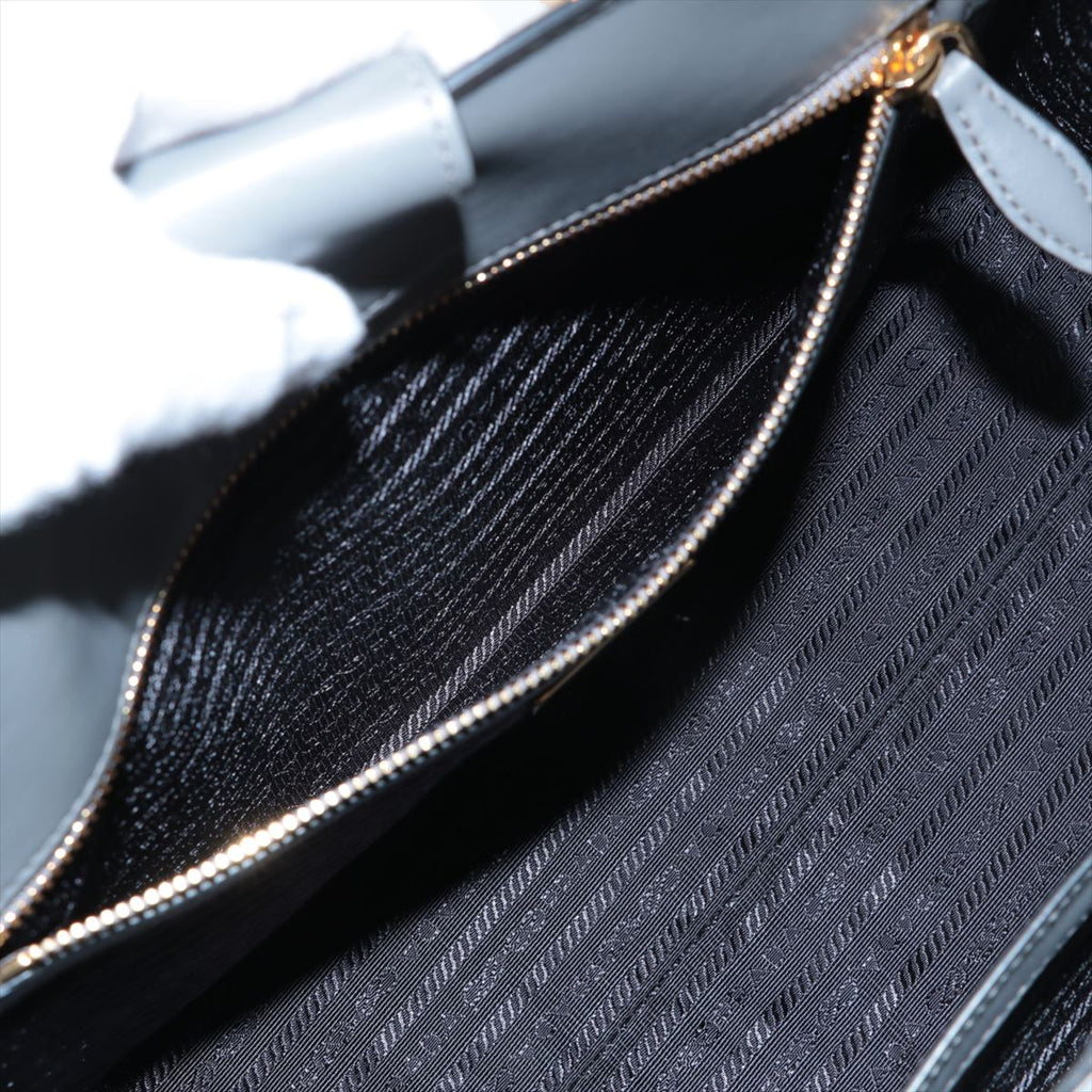 Saffiano Leather 2way Medium Grey