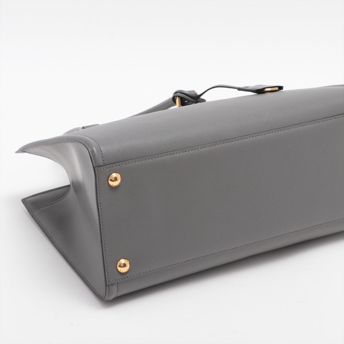 Saffiano Leather 2way Medium Grey