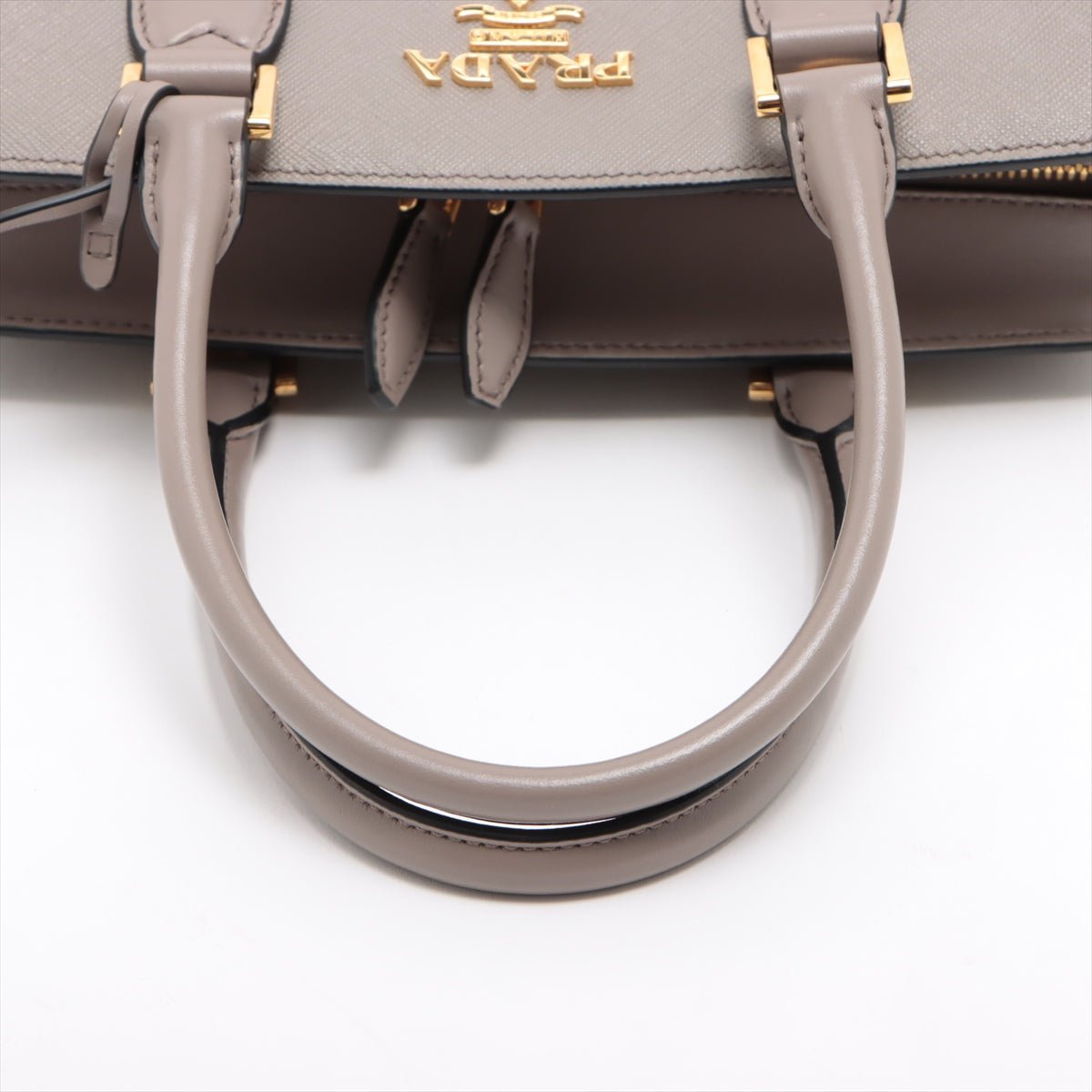 Saffiano Leather 2way Medium Grey