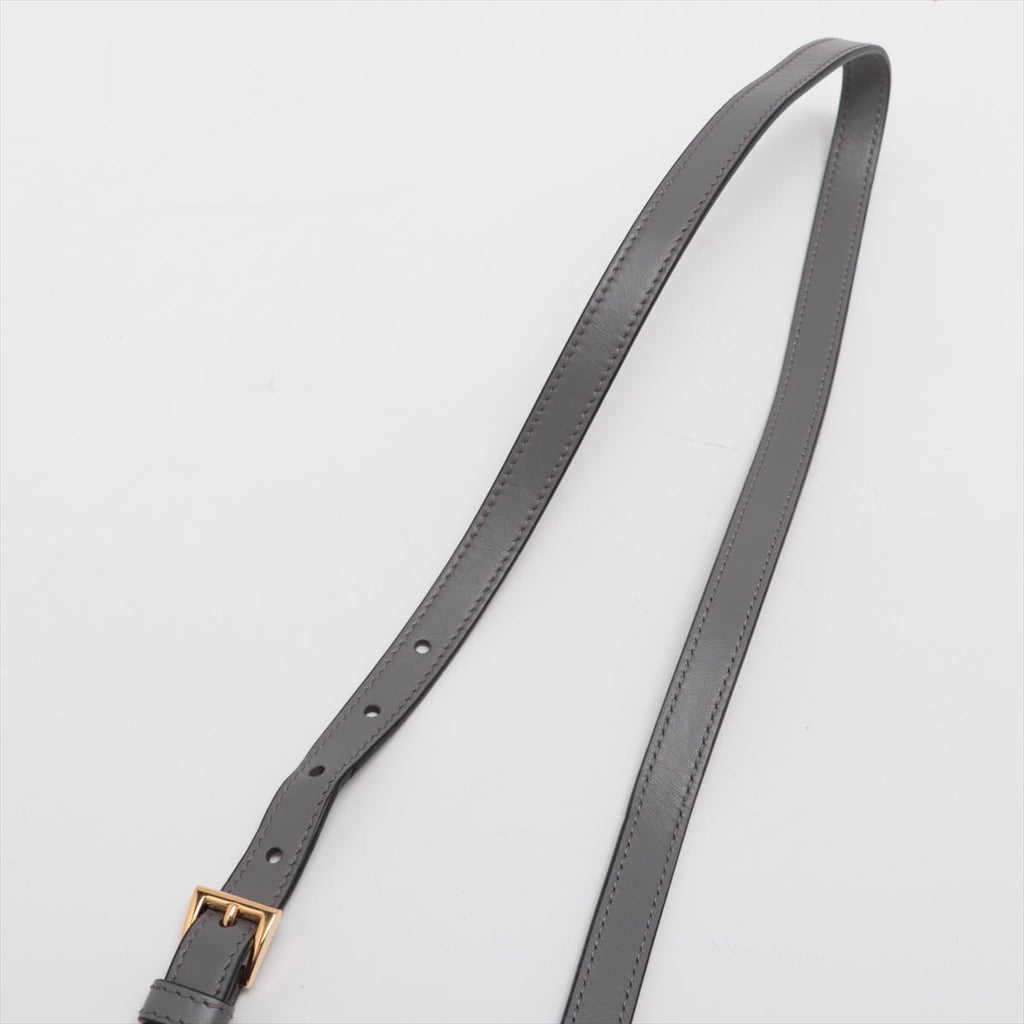 Saffiano Leather 2way Medium Grey