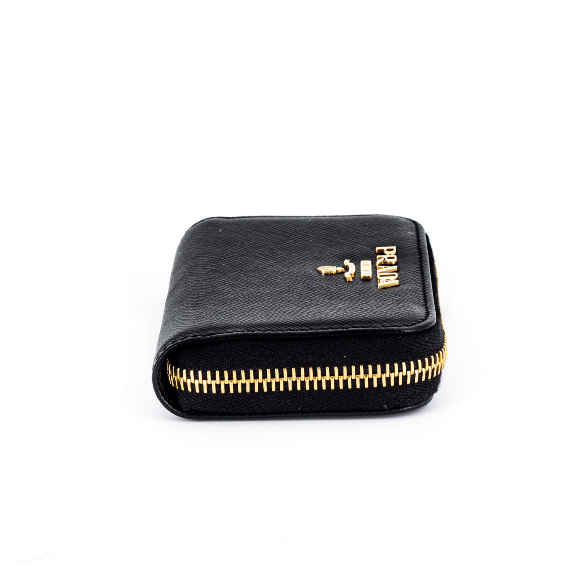 Saffiano Leather Black Coin Purse