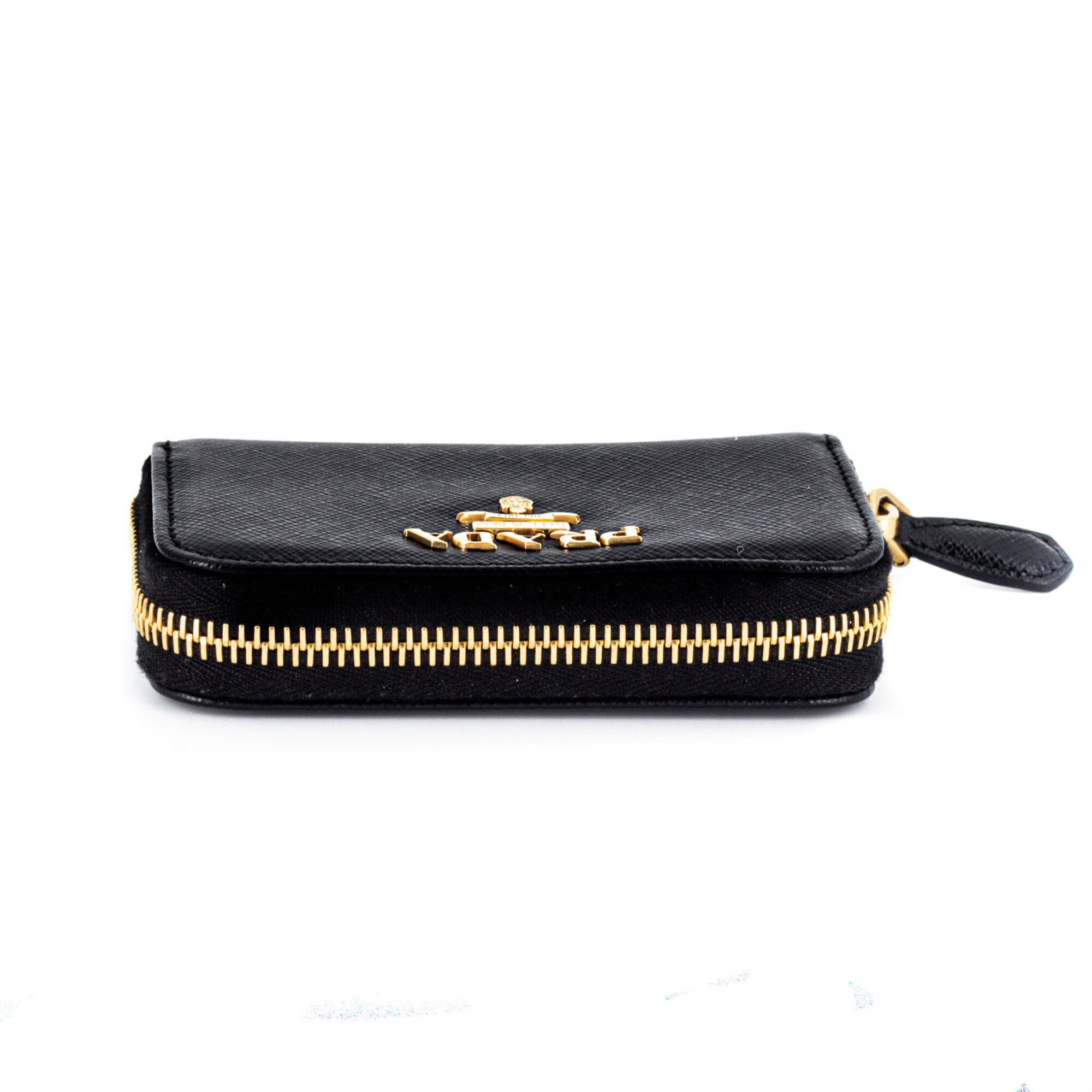 Saffiano Leather Black Coin Purse