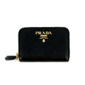Saffiano Leather Black Coin Purse