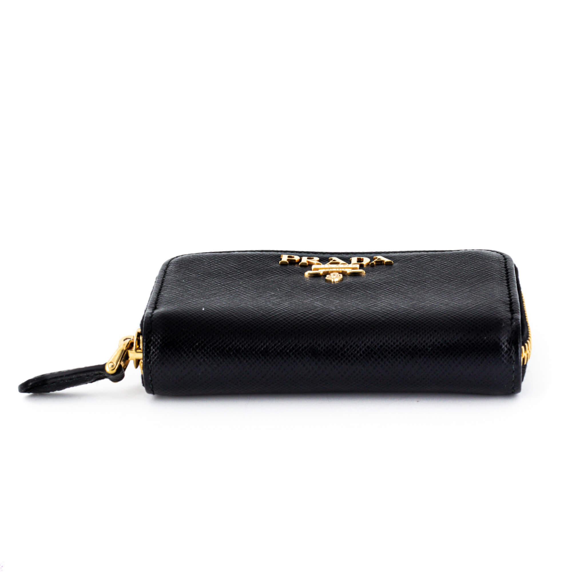 Saffiano Leather Black Coin Purse