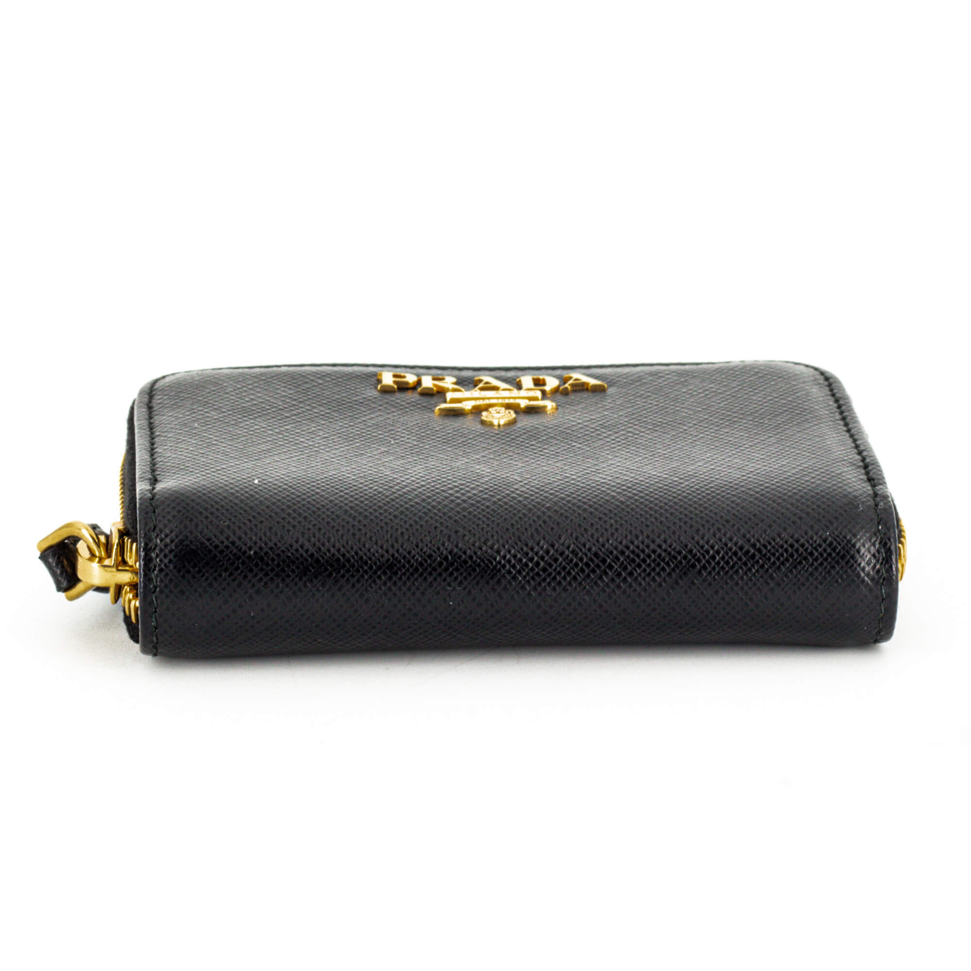 Saffiano Leather Black Coin Purse