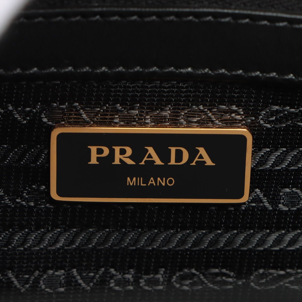 Saffiano Leather Black Handbag
