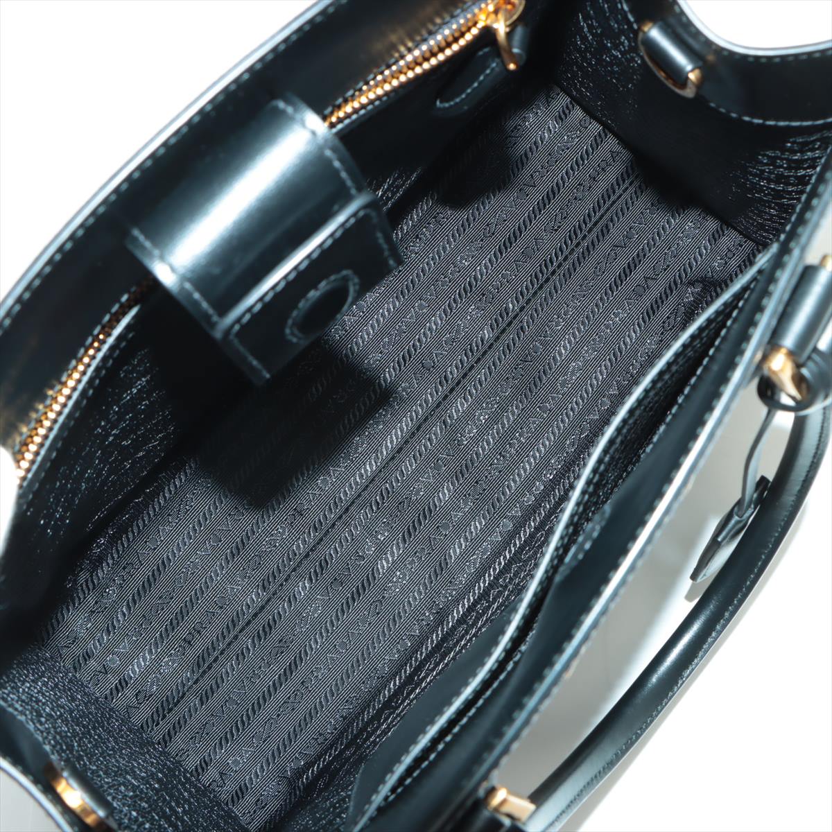 Saffiano Leather Black Handbag