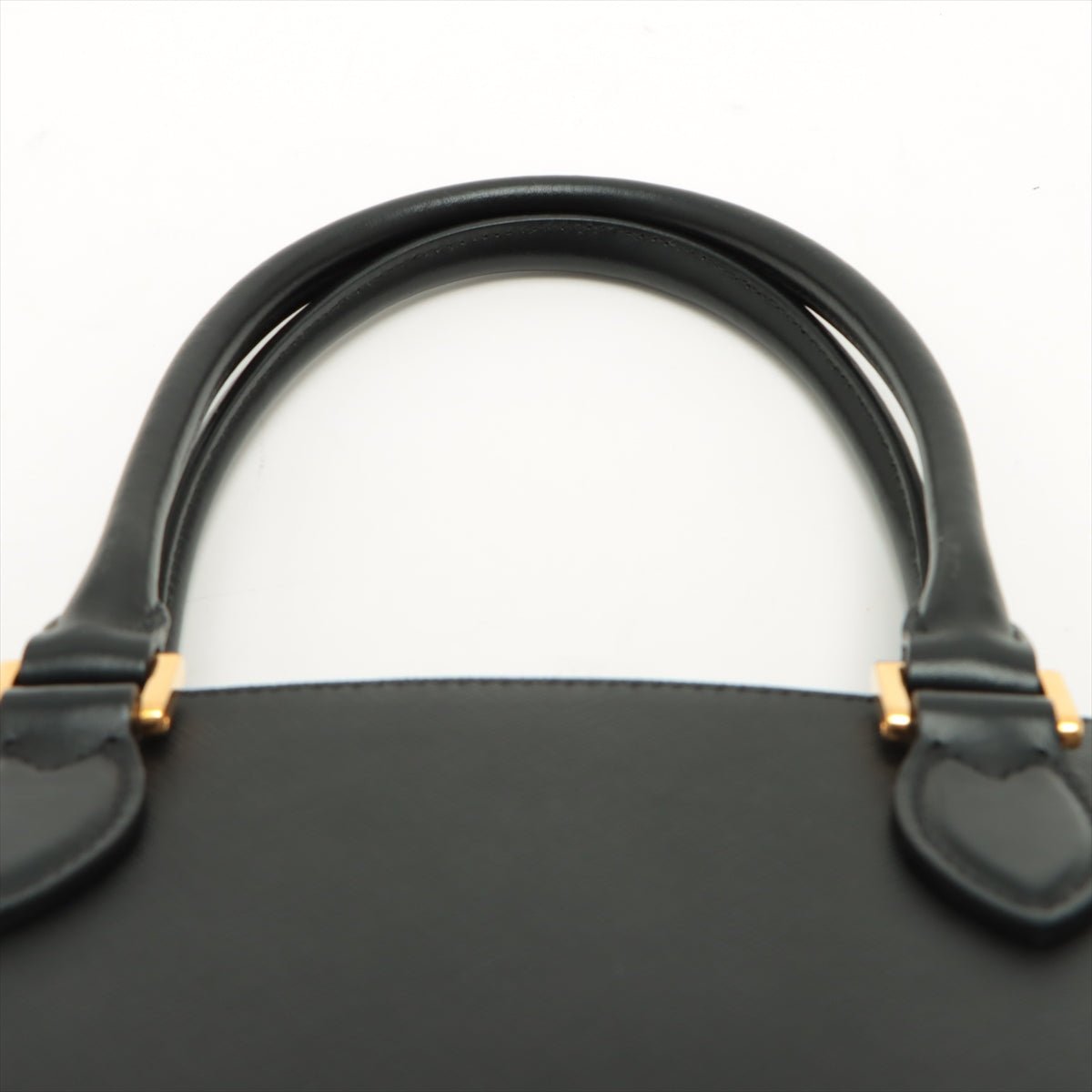 Saffiano Leather Black Handbag