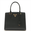 Saffiano Leather Black Handbag