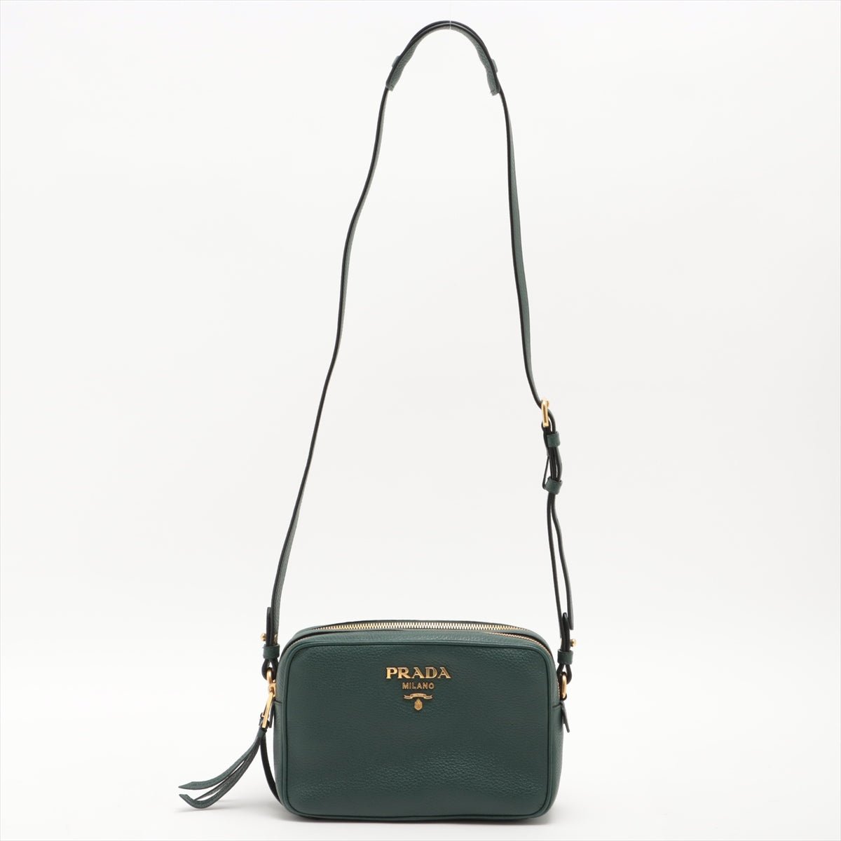 Vitello Daino Green Camera Bag