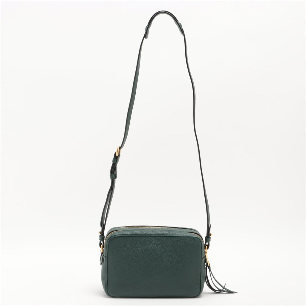Vitello Daino Green Camera Bag