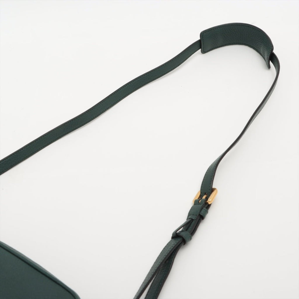 Vitello Daino Green Camera Bag