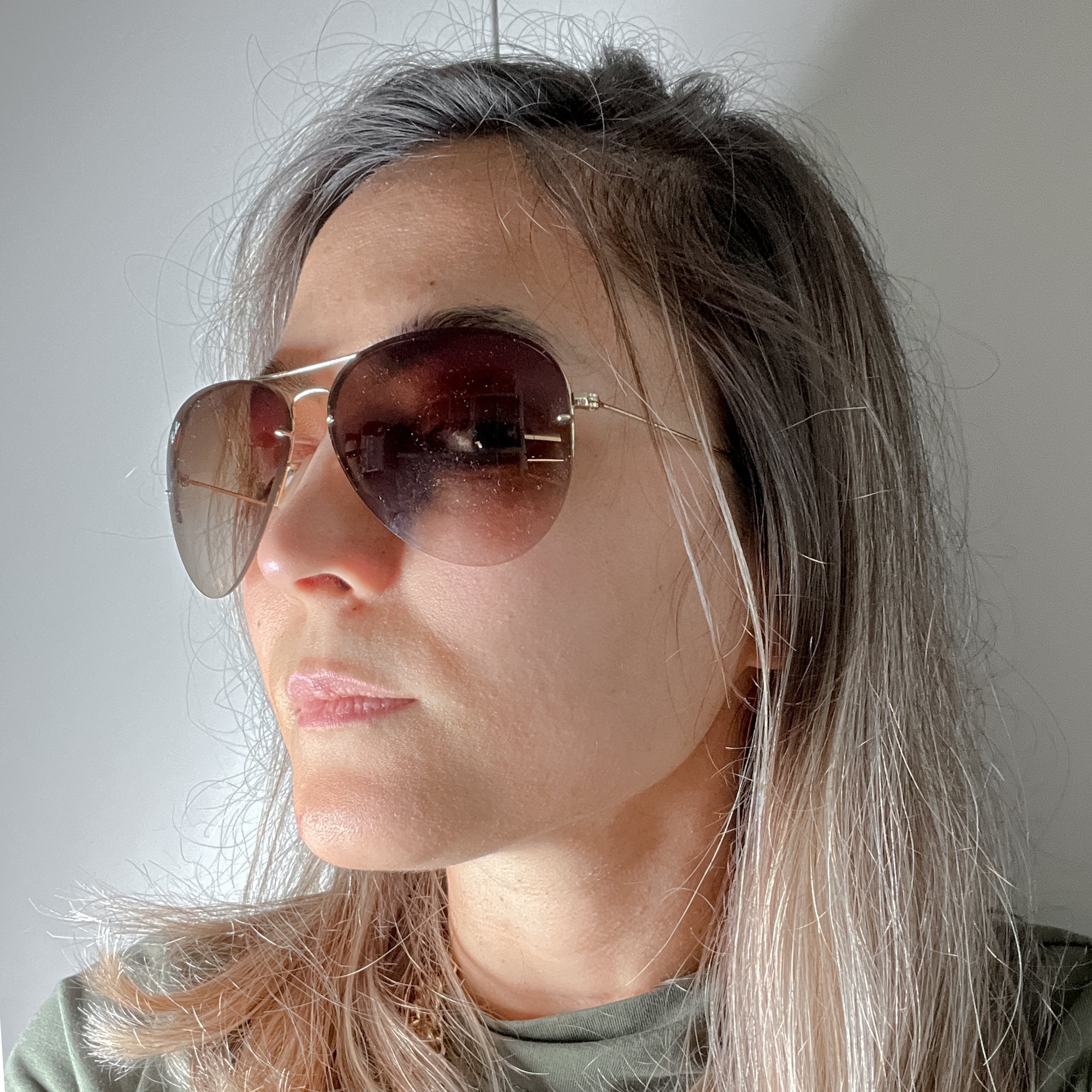 Ray Ban Aviator Flip Sunglasses