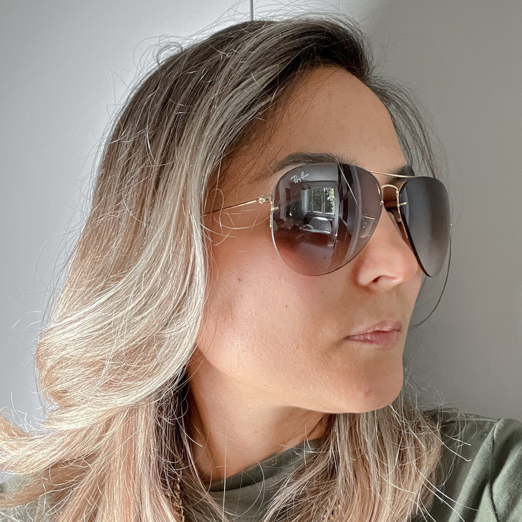 Ray Ban Aviator Flip Sunglasses