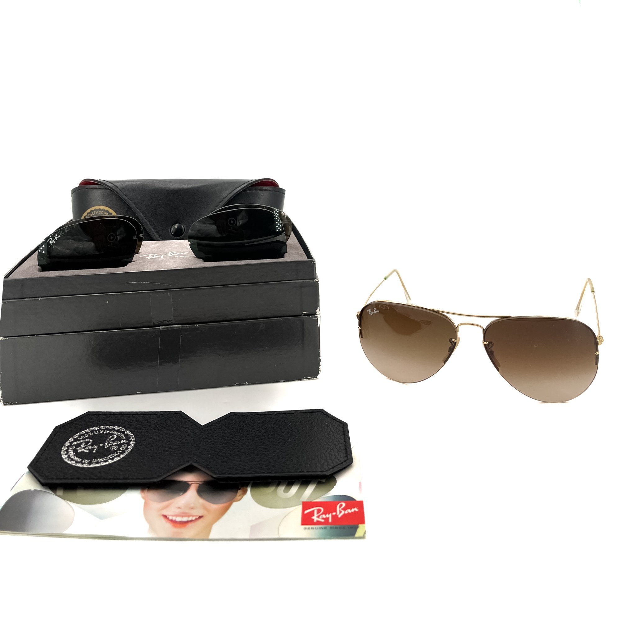Ray Ban Aviator Flip Sunglasses