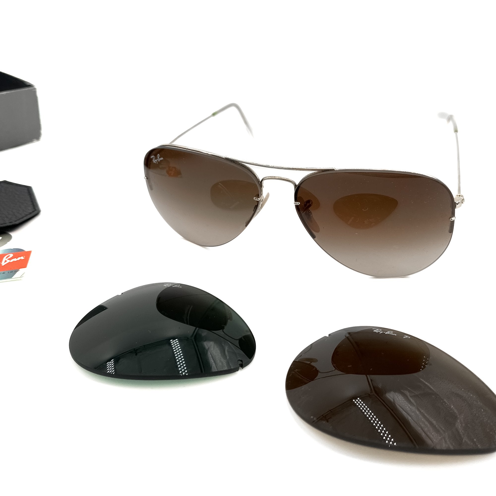 Ray Ban Aviator Flip Sunglasses