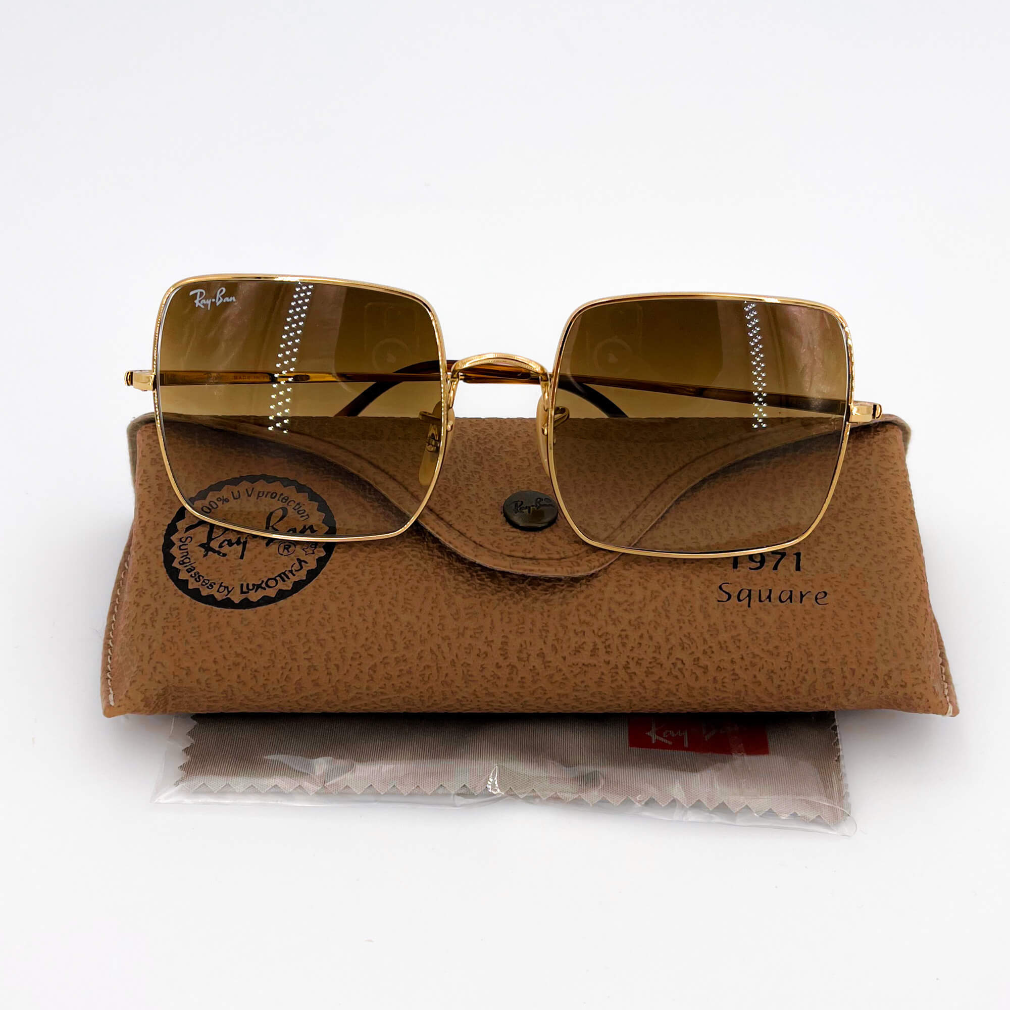 Sunglasses Squared Brown Lenses