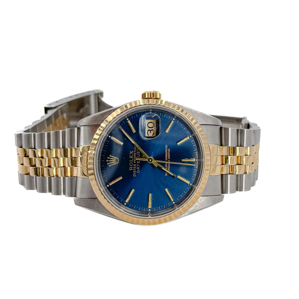 Datejust Steel and Gold Blue 36mm