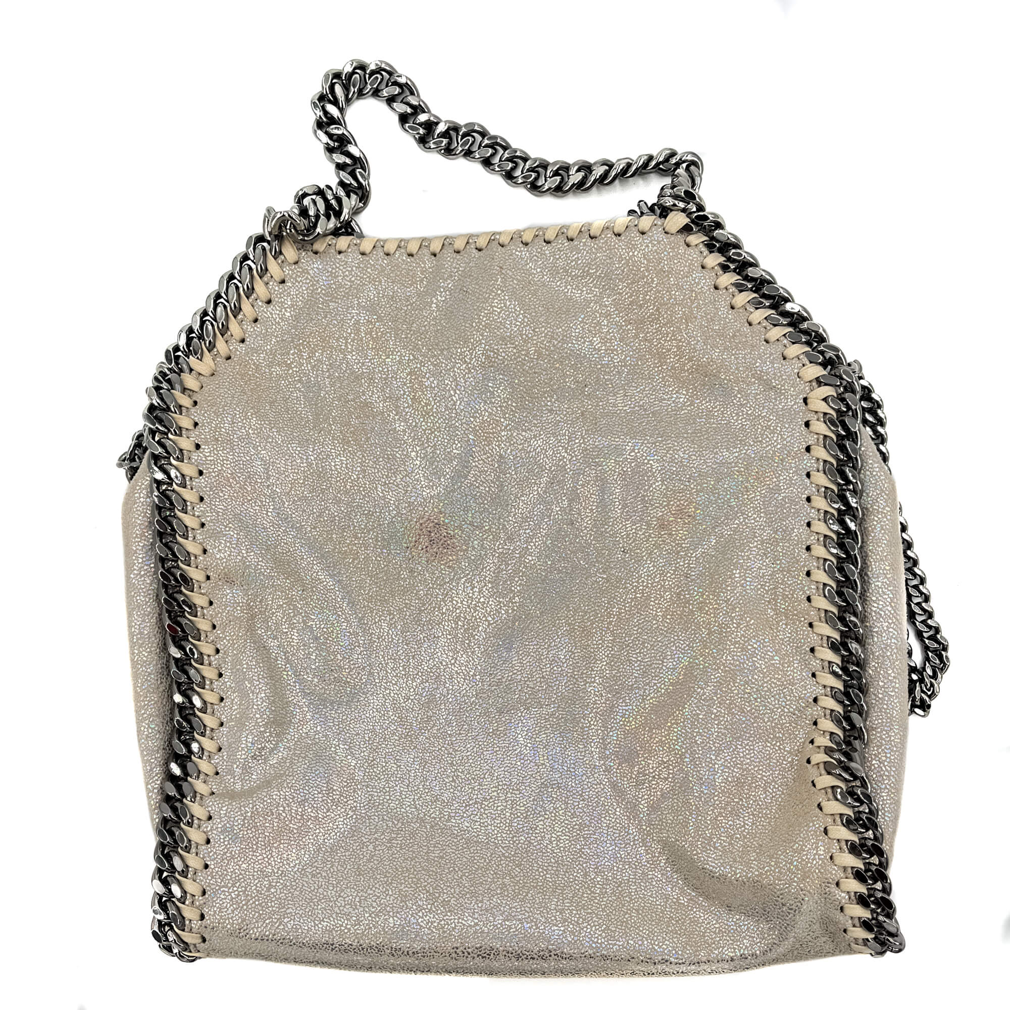 Falabella Mini Vegan Fabric Perled Glitter Bag