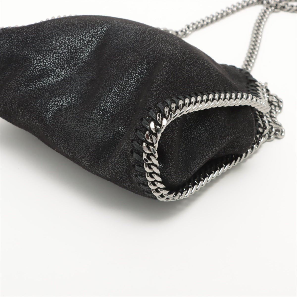 Falabella Tiny Vegan Fabric Black Bag
