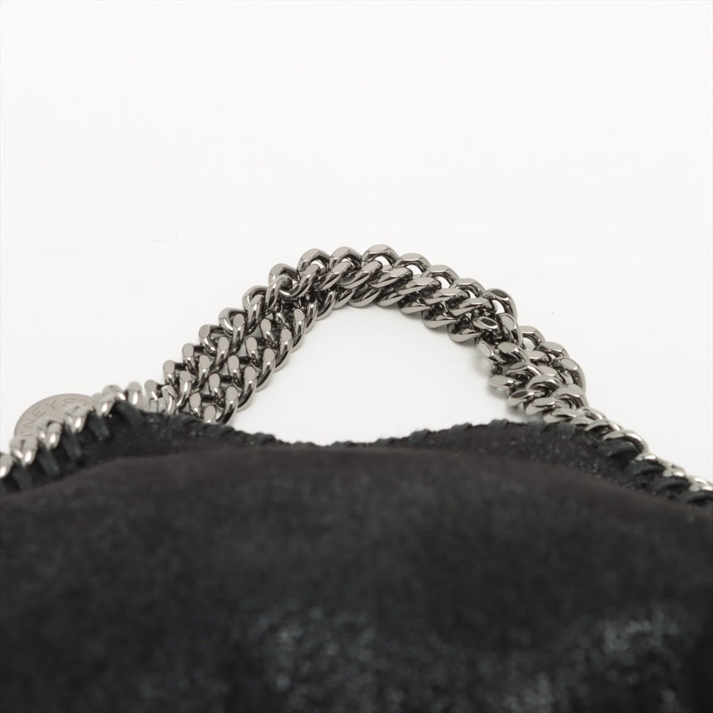 Falabella Tiny Vegan Fabric Black Bag